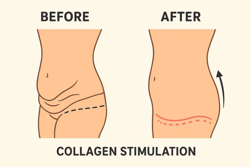 Before and after results for sagging skin after weight loss injections Hockley